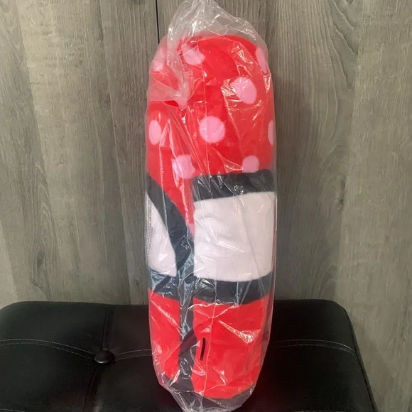 New Hello Kitty Red With Pink Polka Dots Large 34" x 64" Cotton Beach Towel - Picture 4 of 8